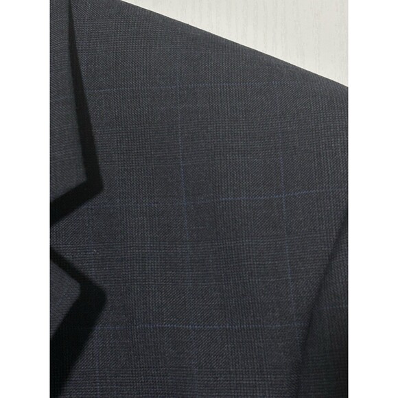 Lauren Ralph Lauren Blazer Men's 38R Blue Plaid 100% Wool 2-Button Suit Jacket - Picture 4 of 11